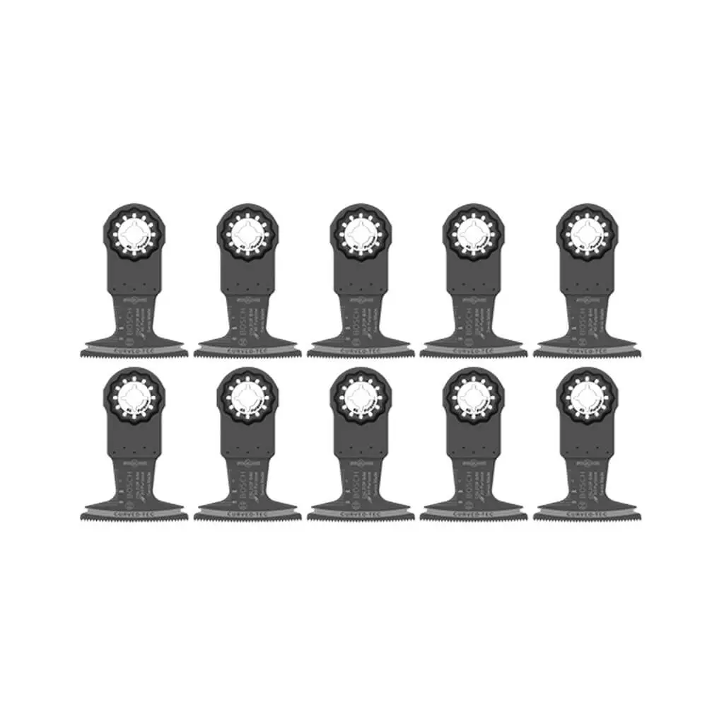 Bosch Osl212f-10 2-1/2 In. Starlock Bi-Metal Plunge Cut Oscillating Multi-Tool Saw Blade (10-Pack) 1