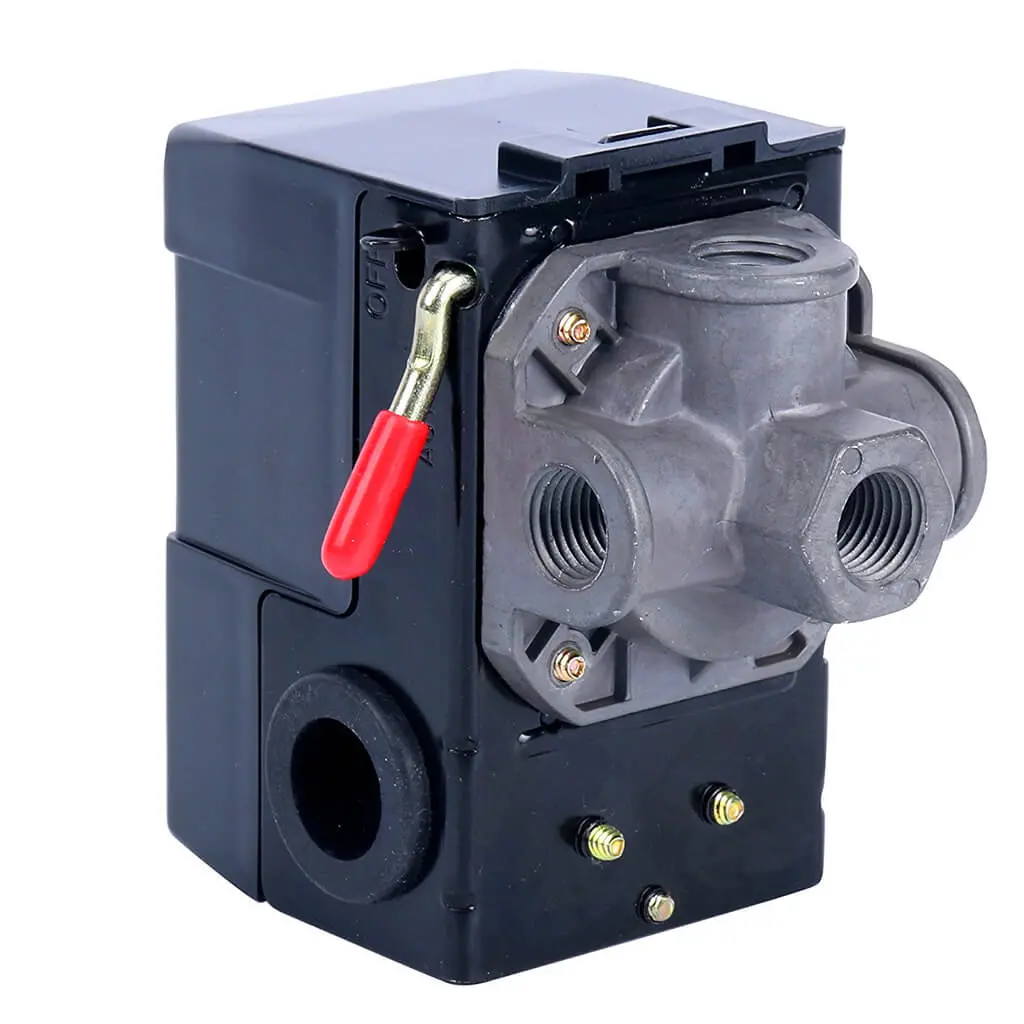 Duratwist 120-150 Psi 4-Port Air Compressor Pressure Control Switch With Unloader 1