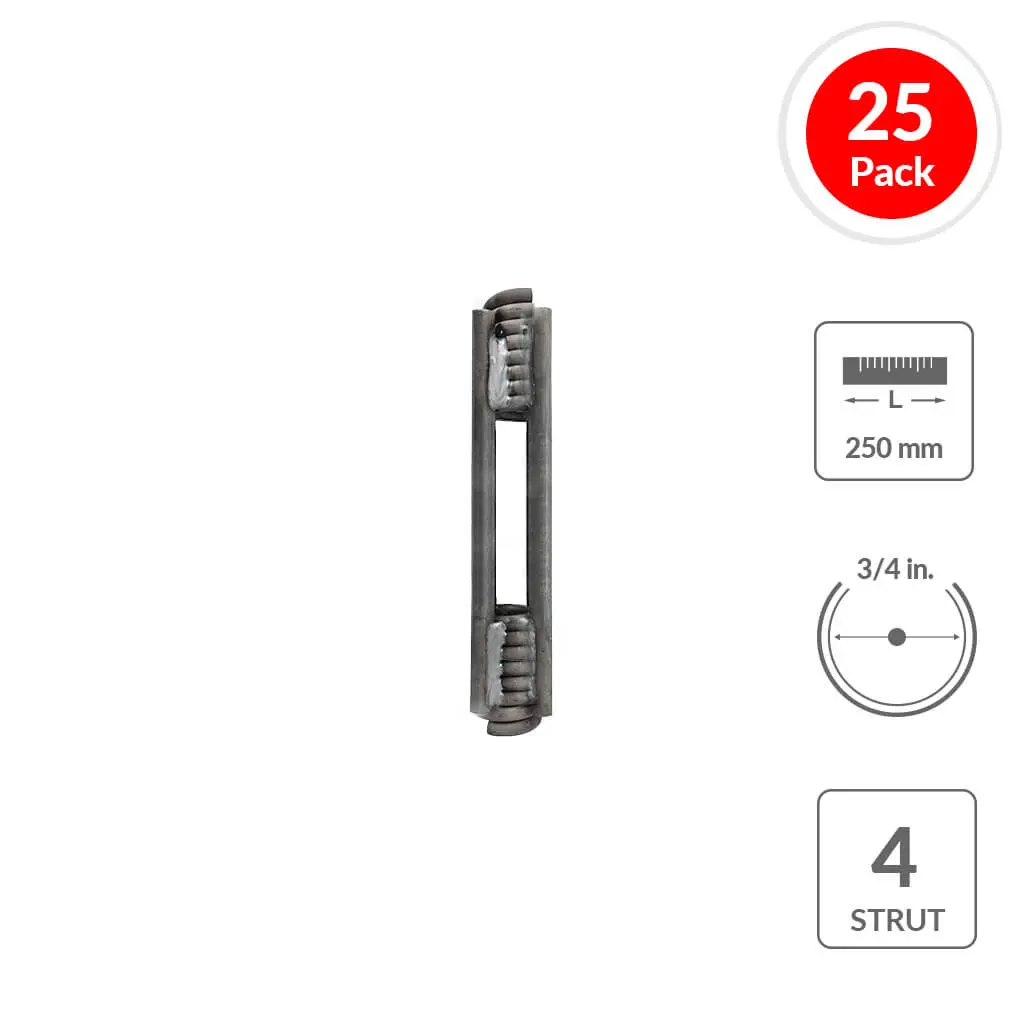 Surebuilt Sbcfct34250mm4s 3/4 In. X 250Mm Heavy-Duty 4-Strut Conefast Coil Tie (25-Pack) 1