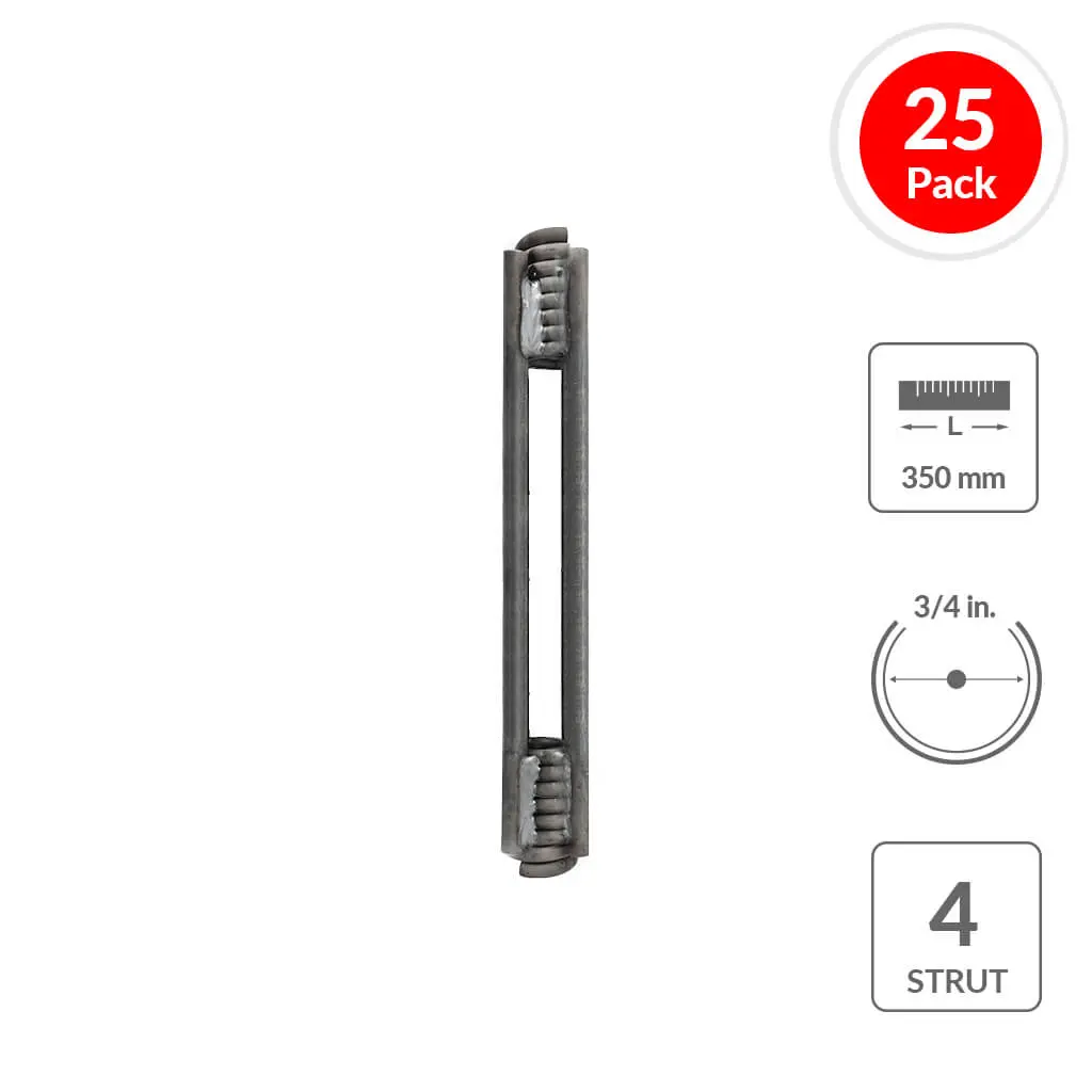 Surebuilt Sbcfct34350mm4s 3/4 In. X 350Mm Heavy-Duty 4-Strut Conefast Coil Tie (25-Pack) 1