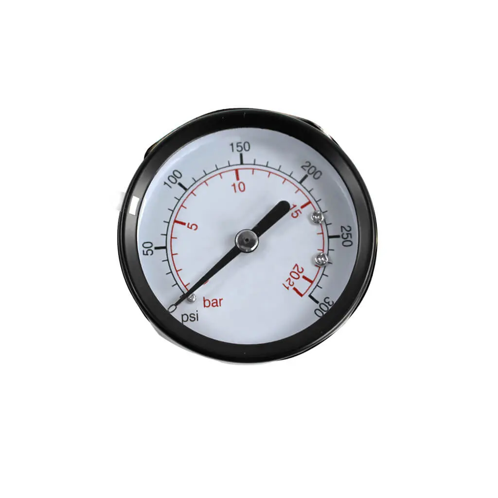 Duratwist 1.5 In. Regulated Pressure Gauge For 3-Gallon Air Compressor 1
