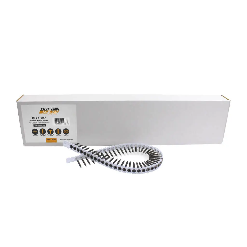 Duradrive #6 X 1-1/4 In. Coarse Thread Collated Drywall Screws (1,000 Per Box) 1