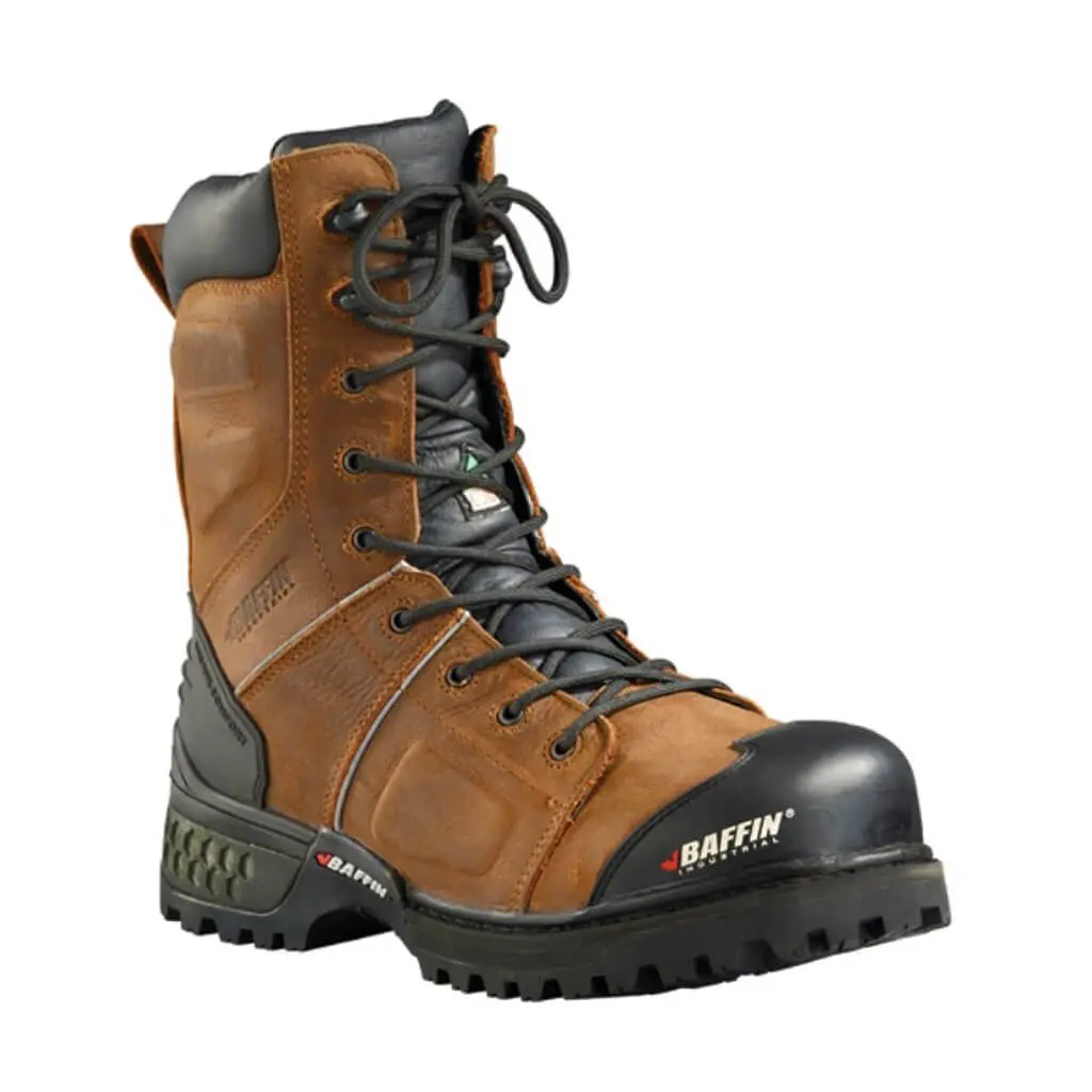 Baffin Mnstmp01 Men's Csa 8In. Brown Monster Metal-Free Leather Waterproof Safety Work Boots 1
