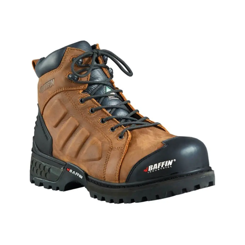 Baffin Mnstmp02 Men's Csa 6In. Brown Monster Metal-Free Leather Waterproof Safety Work Boots 1