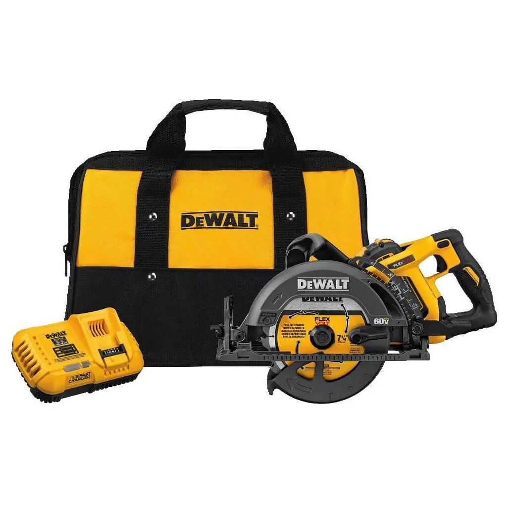 Dewalt Dcs577x1 Flexvolt 60V Max 7-1/4 In. Cordless Worm Drive Style Saw 9.0Ah Kit 1