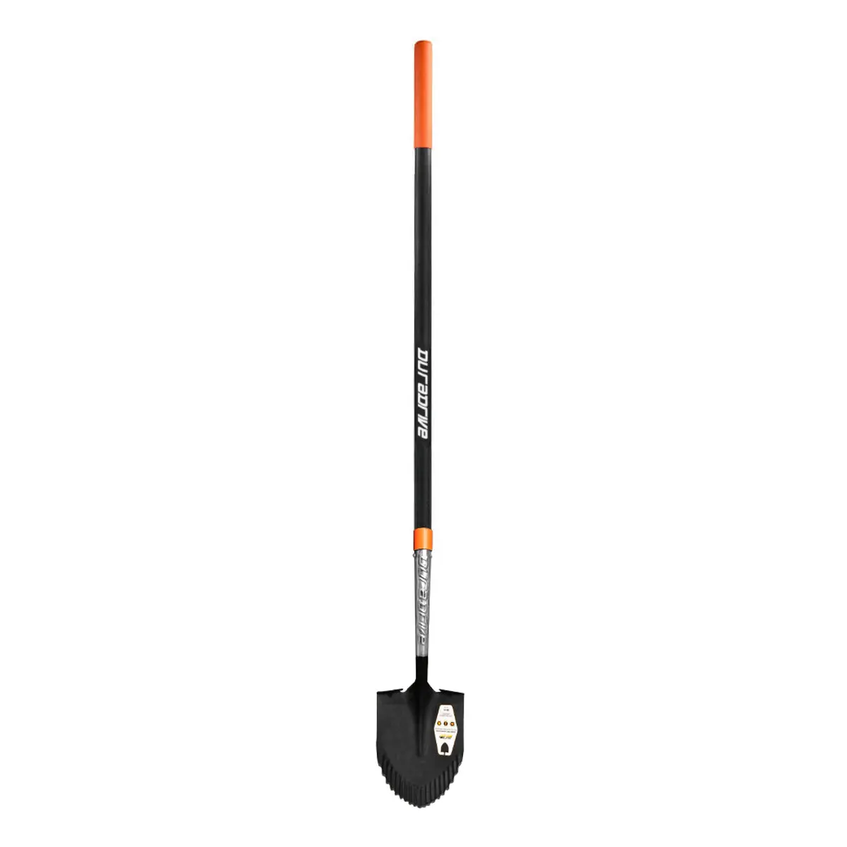 Duradrive 60" Fiberglass Round Point Carving Shovel 1