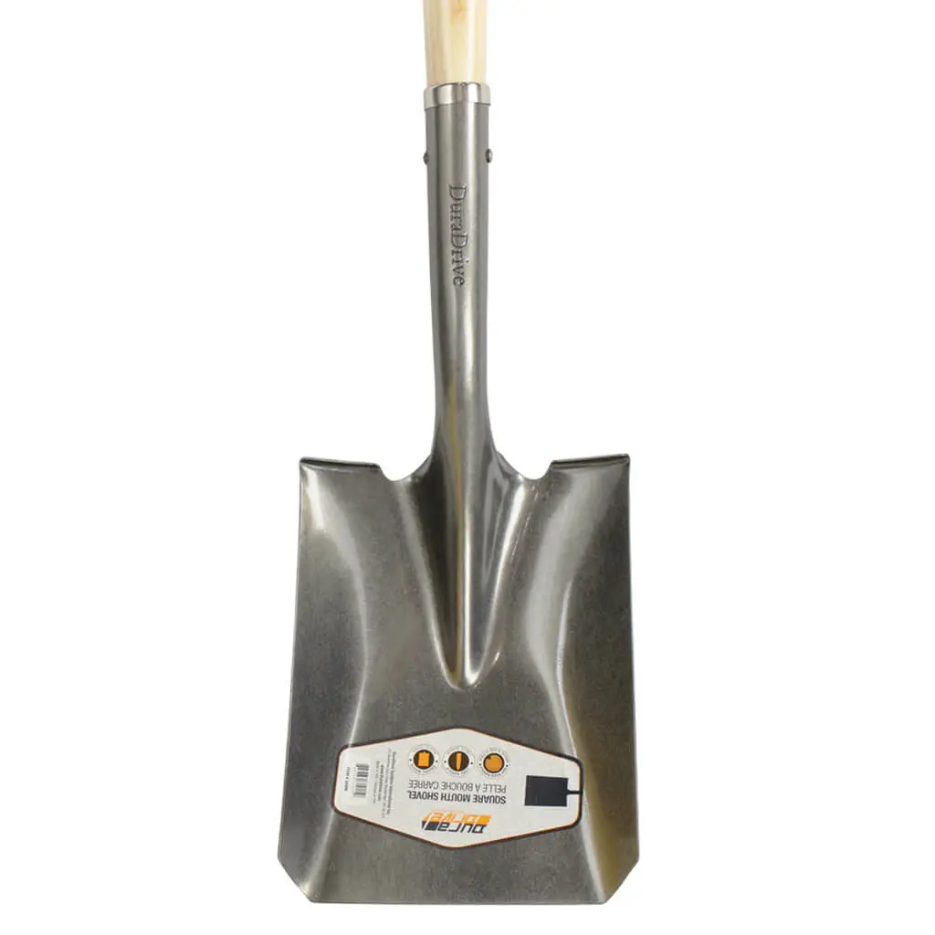 Duradrive 60" Ash Wood Square Mouth Shovel 2