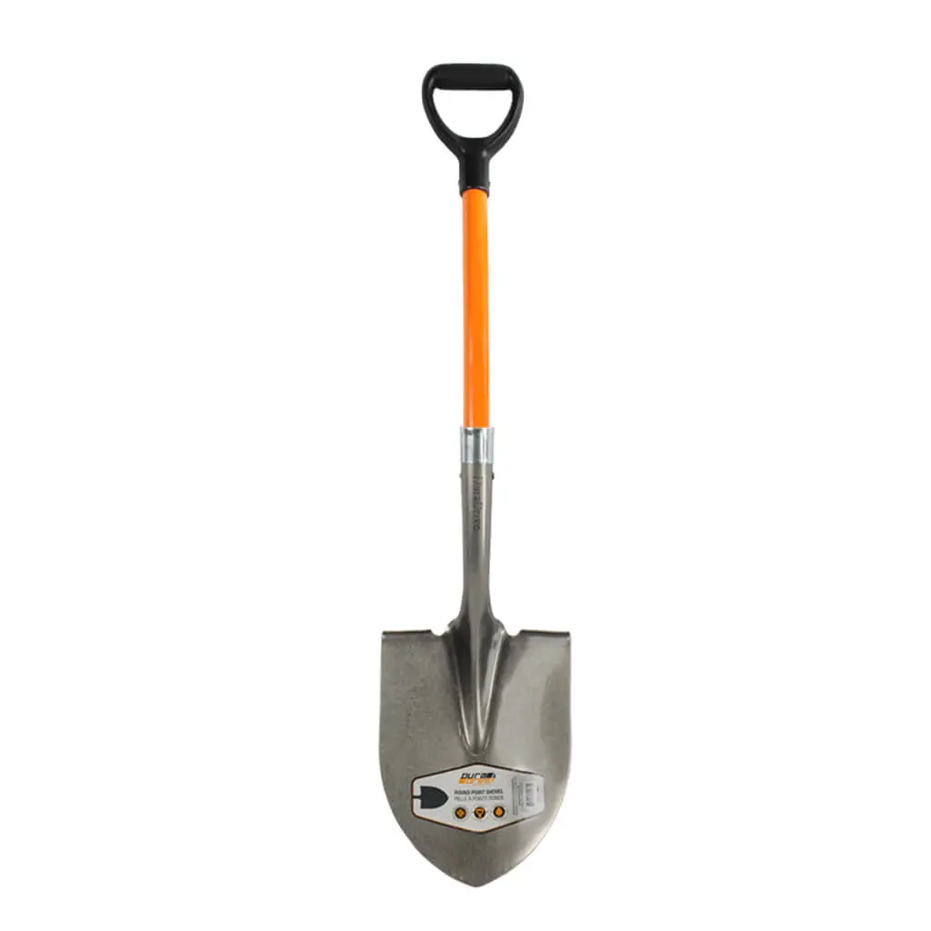 Duradrive 40" Fiberglass D-Handle Round Point Digging Shovel 1