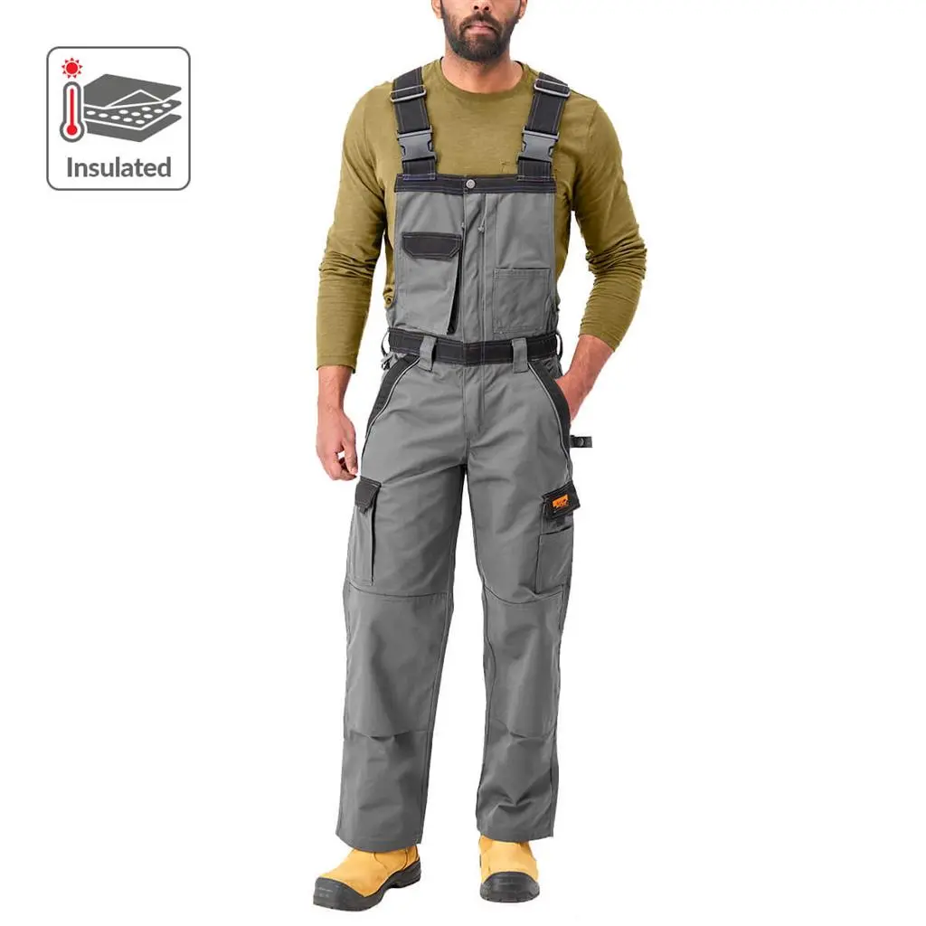 Duradrive Grey Tradesman Two Tone Insulated Overall 1