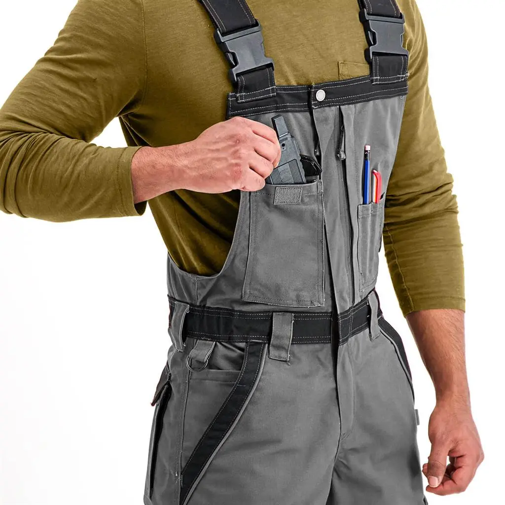 Duradrive Grey Tradesman Two Tone Insulated Overall 4