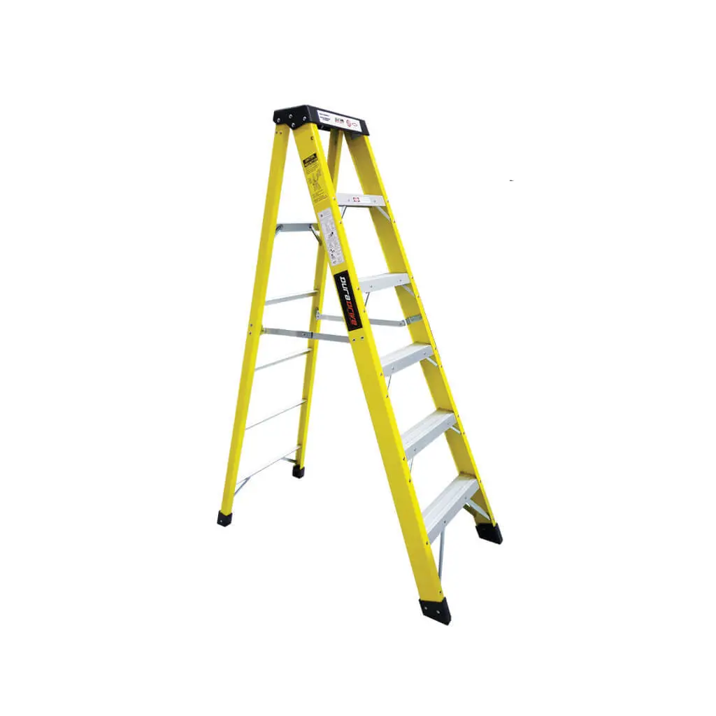 Duradrive 6' Fiberglass Step Ladder, 300 Lbs. Grade 1A 1