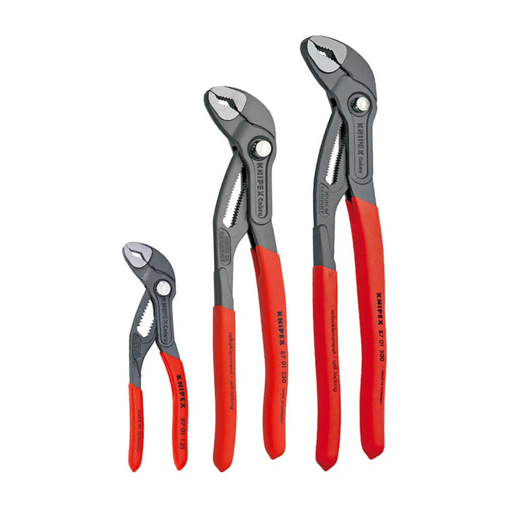 Knipex 9K 00 80 122 Us Cobra Water Pump Pliers Tool Set (3-Piece) 1