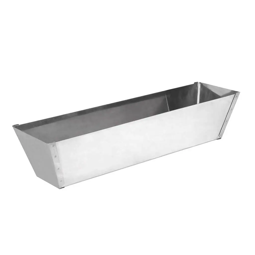 Goldblatt 12 In. Stainless Steel Spot Welded Mud Pan 1