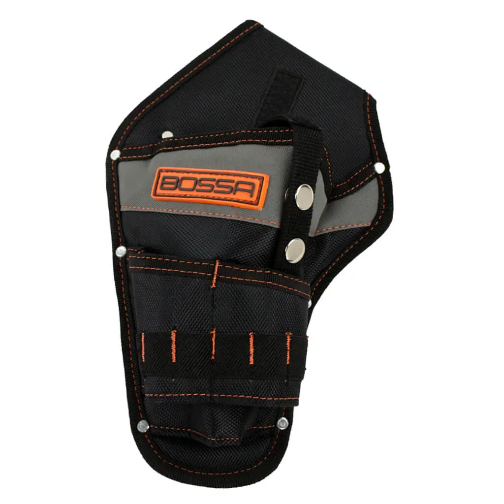 Bossa Black Ballistic Poly Heavy-Duty Impact Drill Left Holster With Bit Slots 1