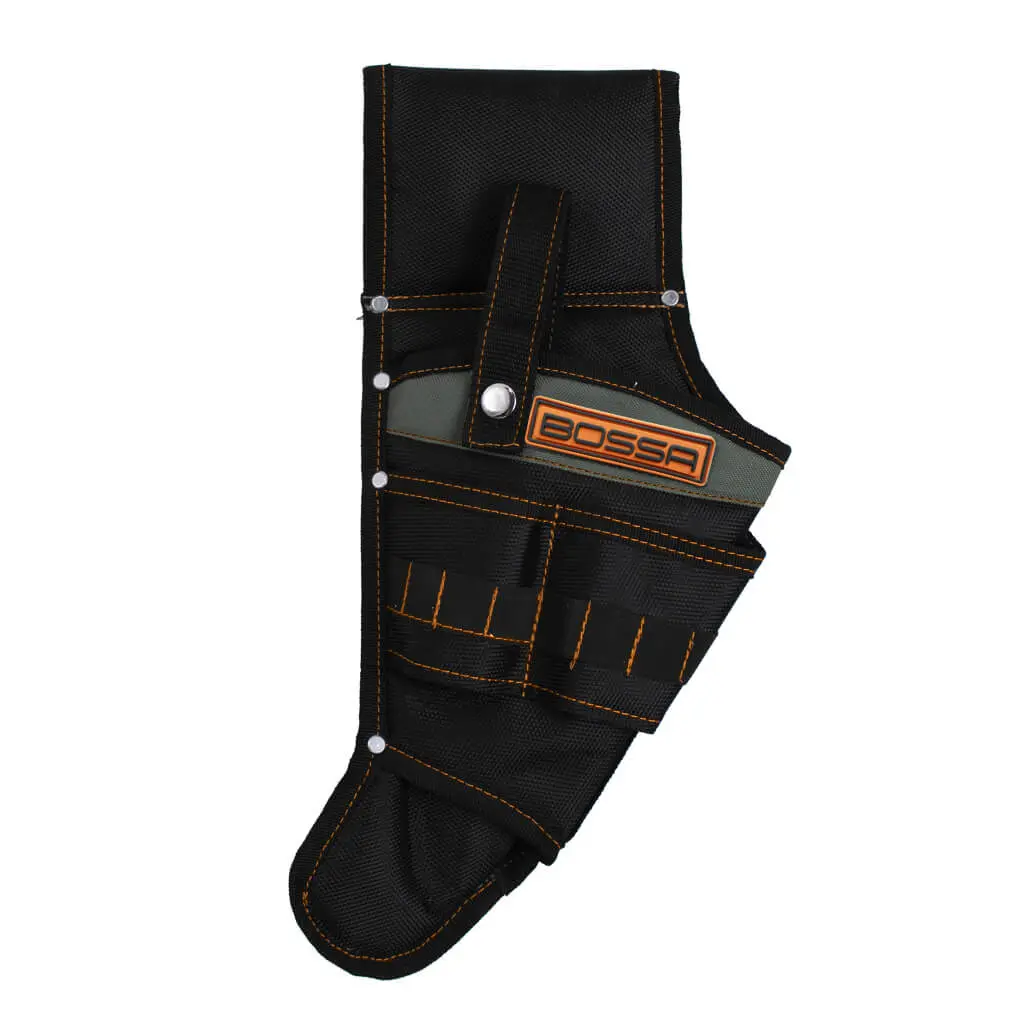 Bossa Black Ballistic Poly Heavy-Duty Hammer Drill Right Holster With Bit Slots 1
