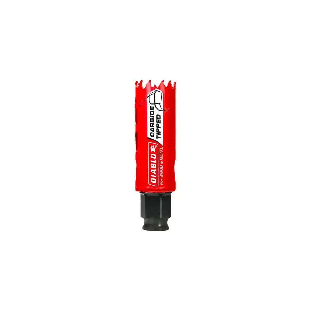 Freud Diablo Dhs1000ct 1 In. X 2-3/8 In. Carbide-Tipped Mandrel Shank Wood And Metal Hole Saw 1