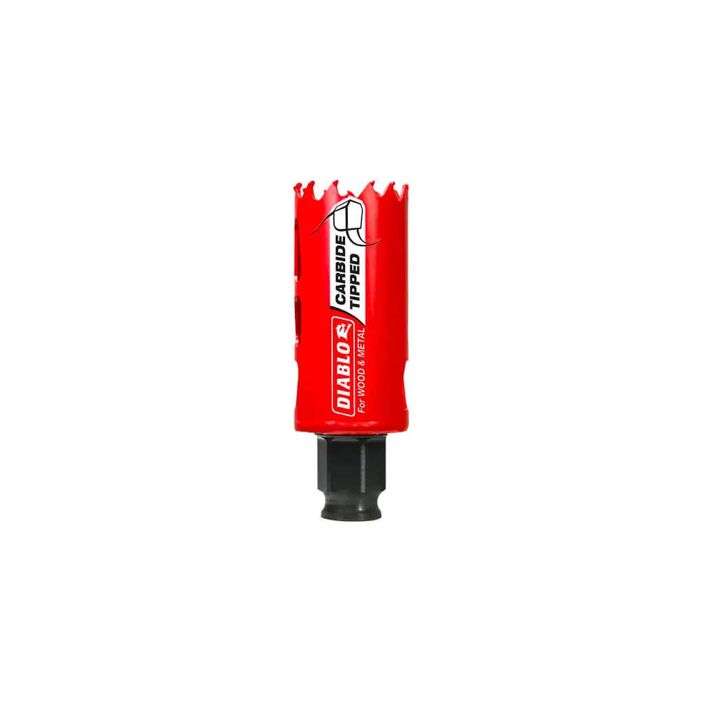 Freud Diablo Dhs1250ct 1-1/4 In. X 2-3/8 In. Carbide-Tipped Mandrel Shank Wood And Metal Hole Saw 1