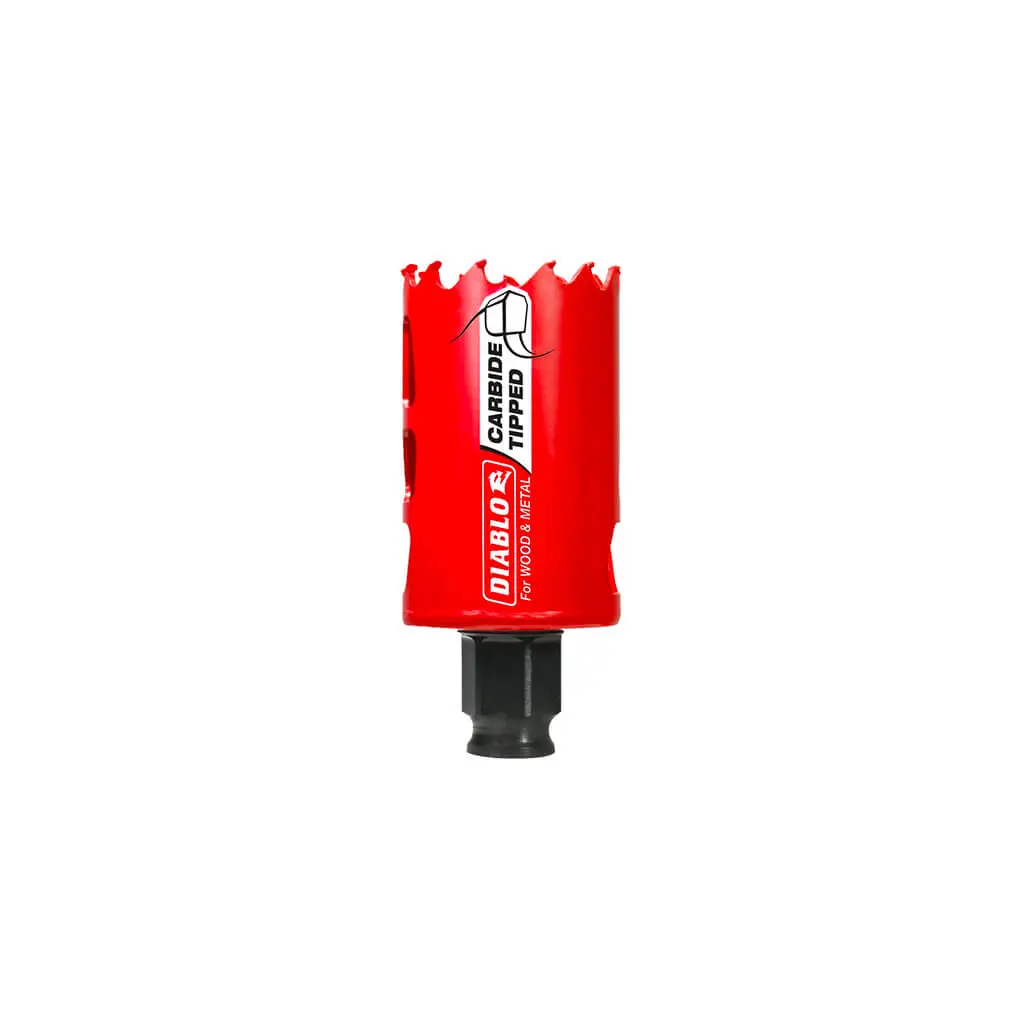 Freud Diablo Dhs1625ct 1-5/8 In. X 2-3/8 In. Carbide-Tipped Mandrel Shank Wood And Metal Hole Saw 1