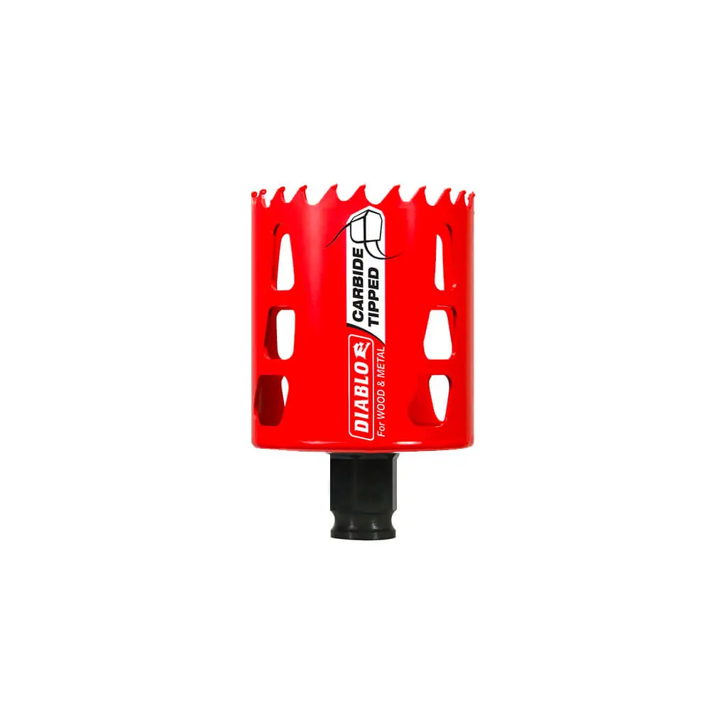 Freud Diablo Dhs2250ct 2-1/4 In. X 2-3/8 In. Carbide-Tipped Mandrel Shank Wood And Metal Hole Saw 1