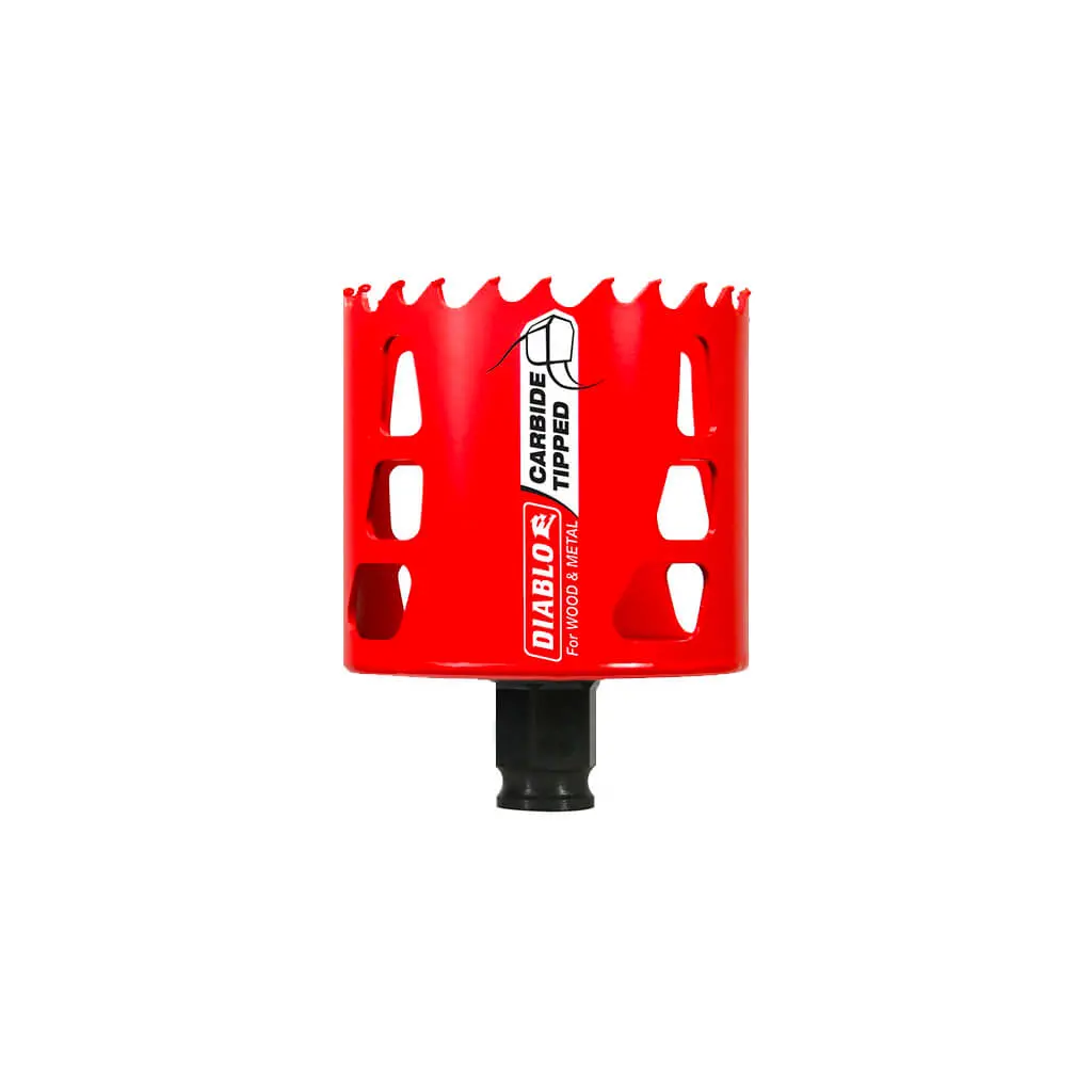 Freud Diablo Dhs2625ct 2-5/8 In. X 2-3/8 In. Carbide-Tipped Mandrel Shank Wood And Metal Hole Saw 1