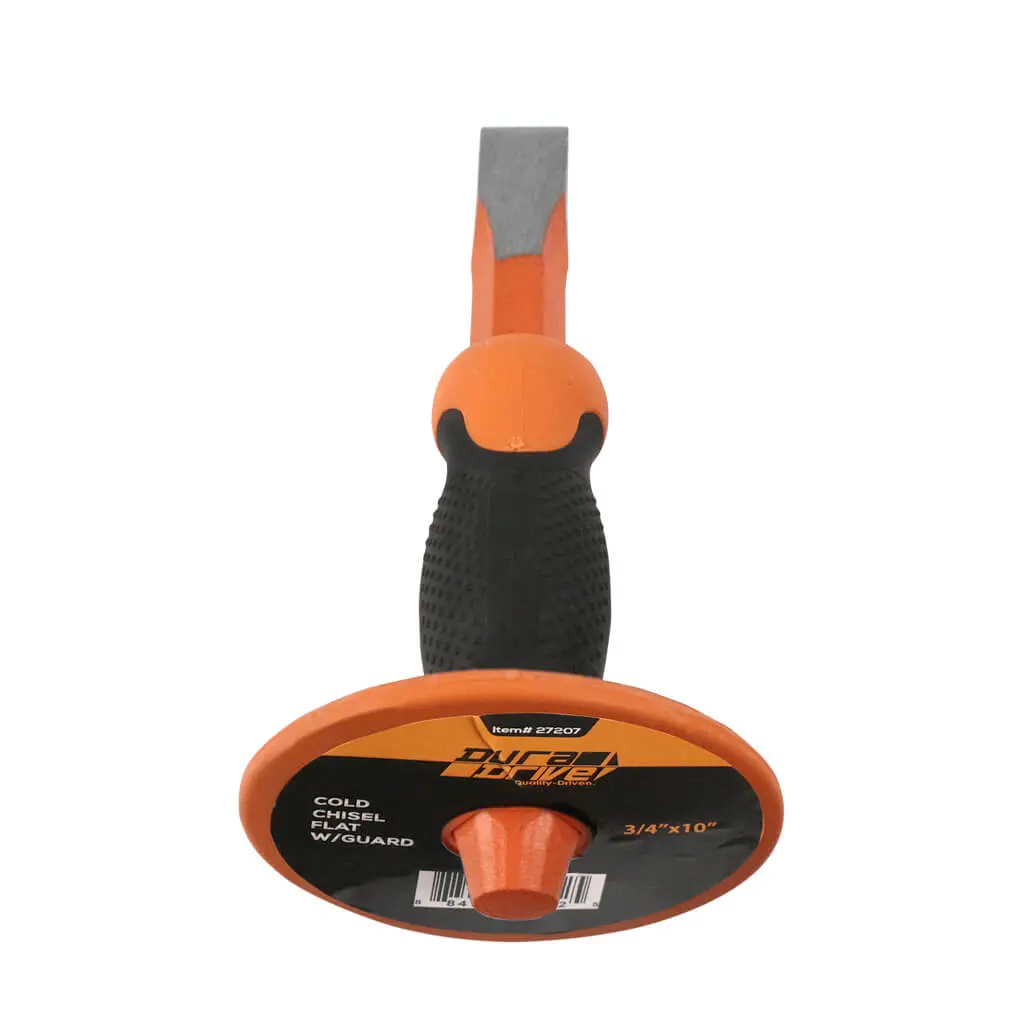 Duradrive 3/4 In. X 10 In. Cold Flat Chisel With Hand Guard 2
