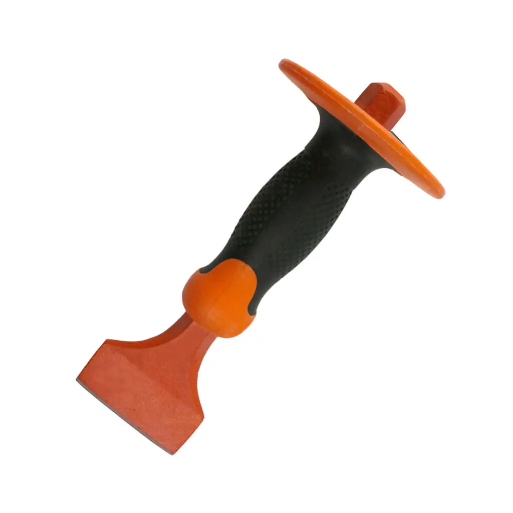 Duradrive 2-3/4 In. X 9 In. Electrician Floor Chisel With Hand Guard 1