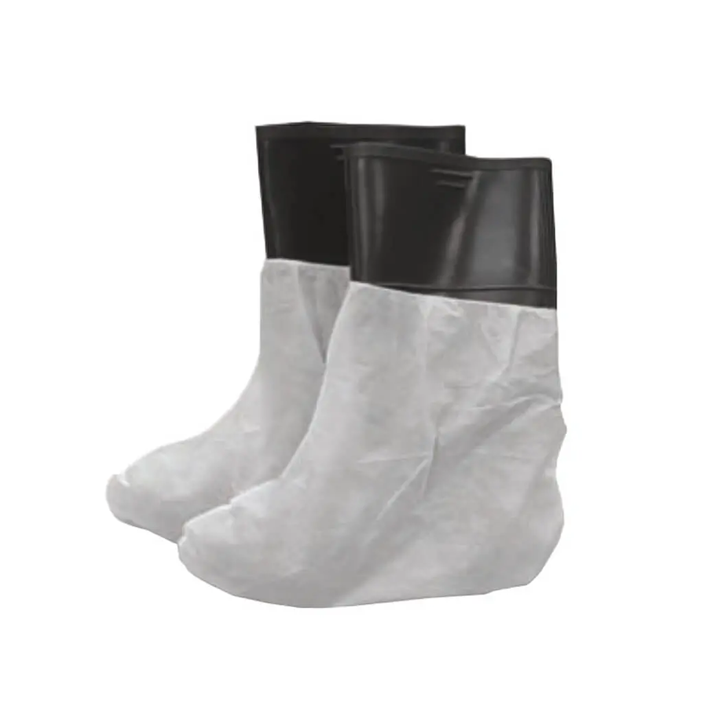 Wasip C80561110 White Chlorinated Polyethylene Safety Work Boot Covers (25-Pack) 1