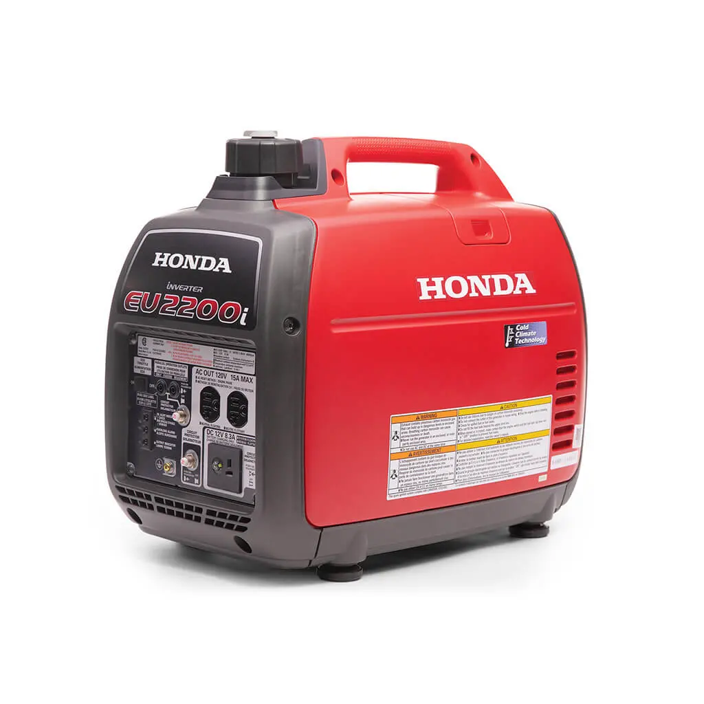 Honda Eu2200itc 2200 Watt 4-Stroke Gxr120t Gas Enclosed Ultra-Quiet Parallel Connect Inverter Generator With Gfci Outlet 1