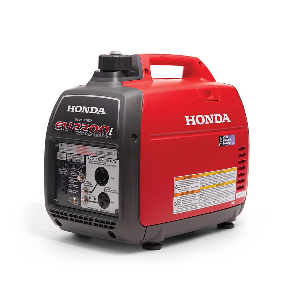 Honda Eu2200itc1 2200 Watt 4-Stroke Gxr120t Gas Enclosed Ultra-Quiet Parallel Connect Companion Inverter Generator With Gfci Outlet 1