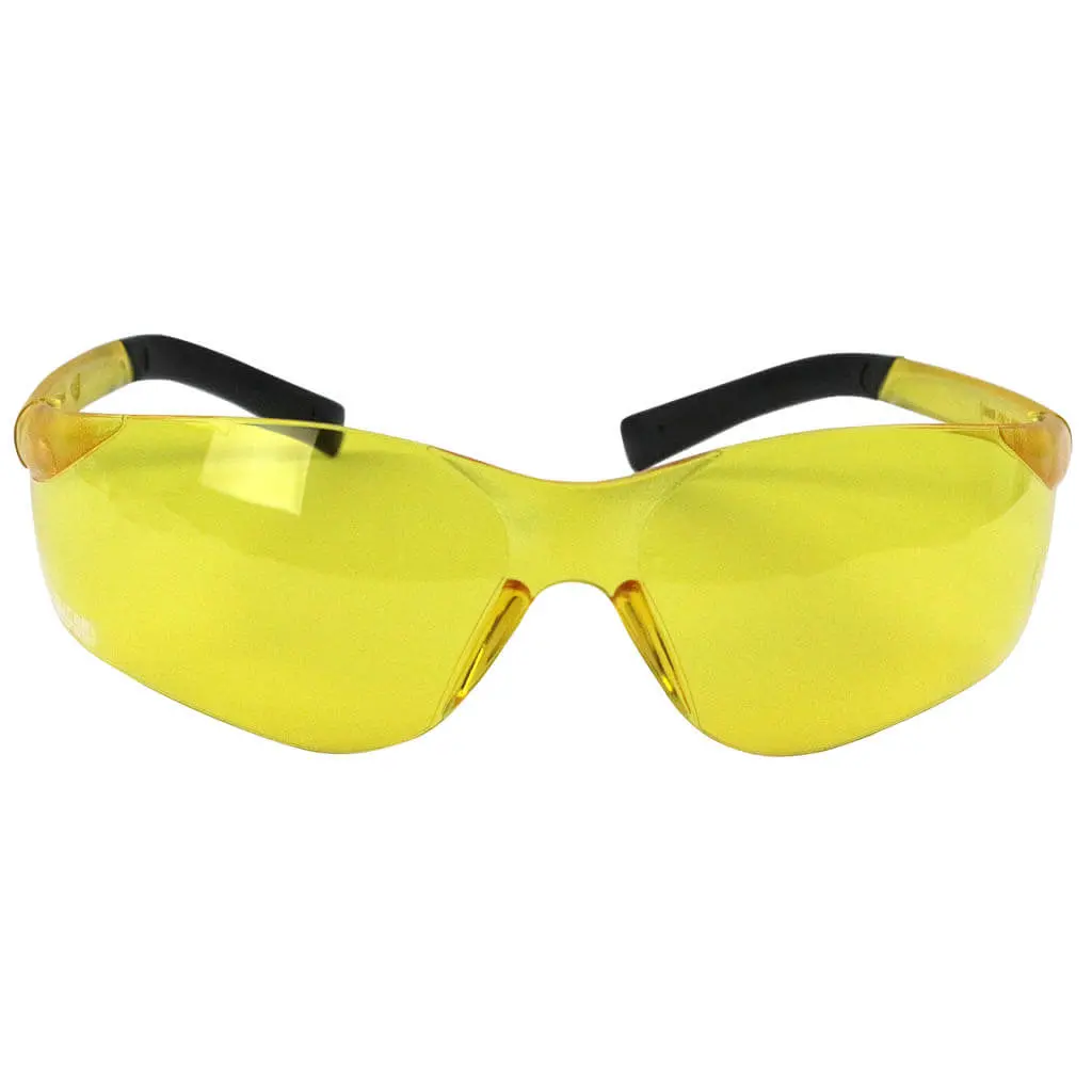 Duradrive Low Light Amber Frameless Csa Z94.3 Sport Shaped Safety Glasses 1