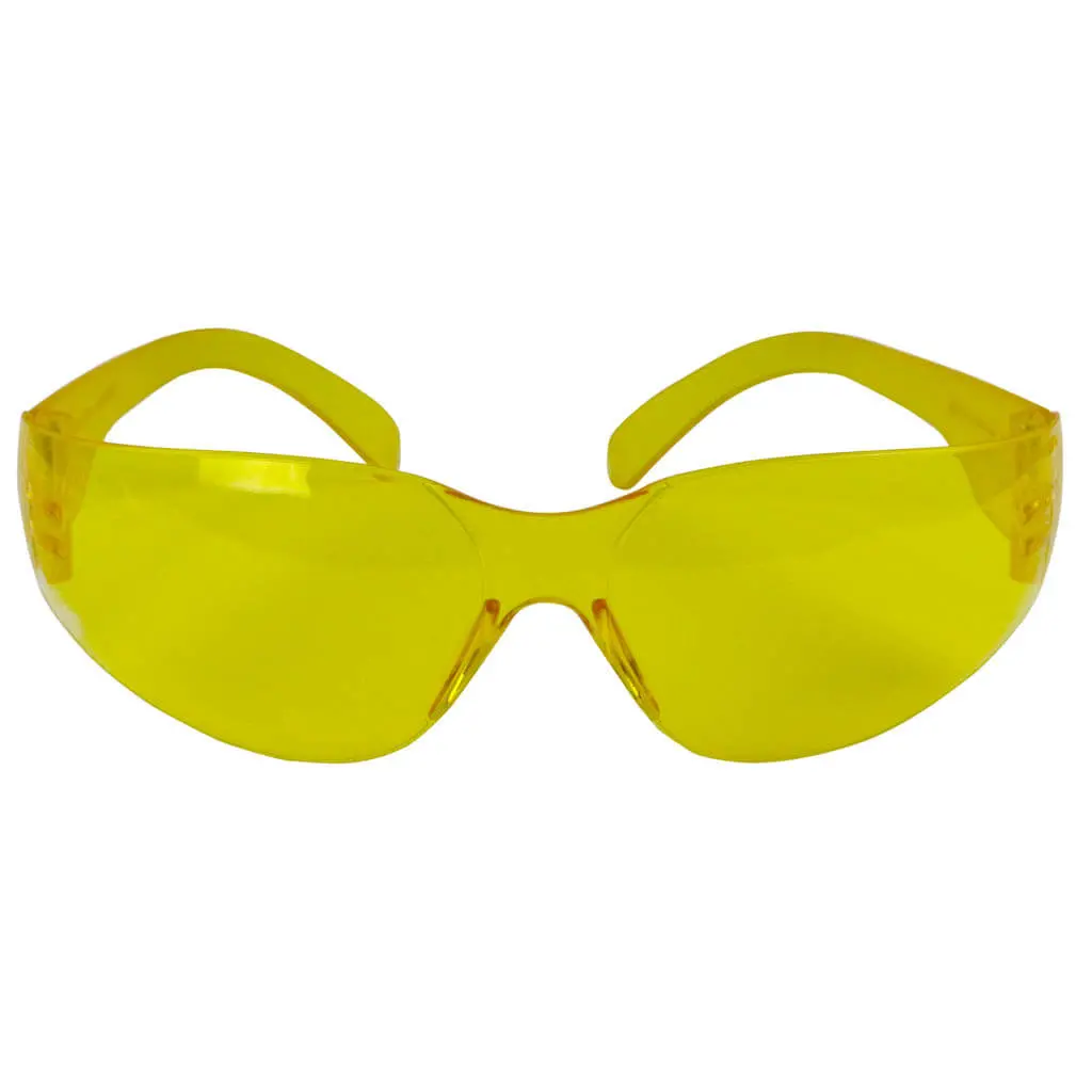 Duradrive Low Light Amber Frameless Csa Z94.3 Economy Safety Glasses 1