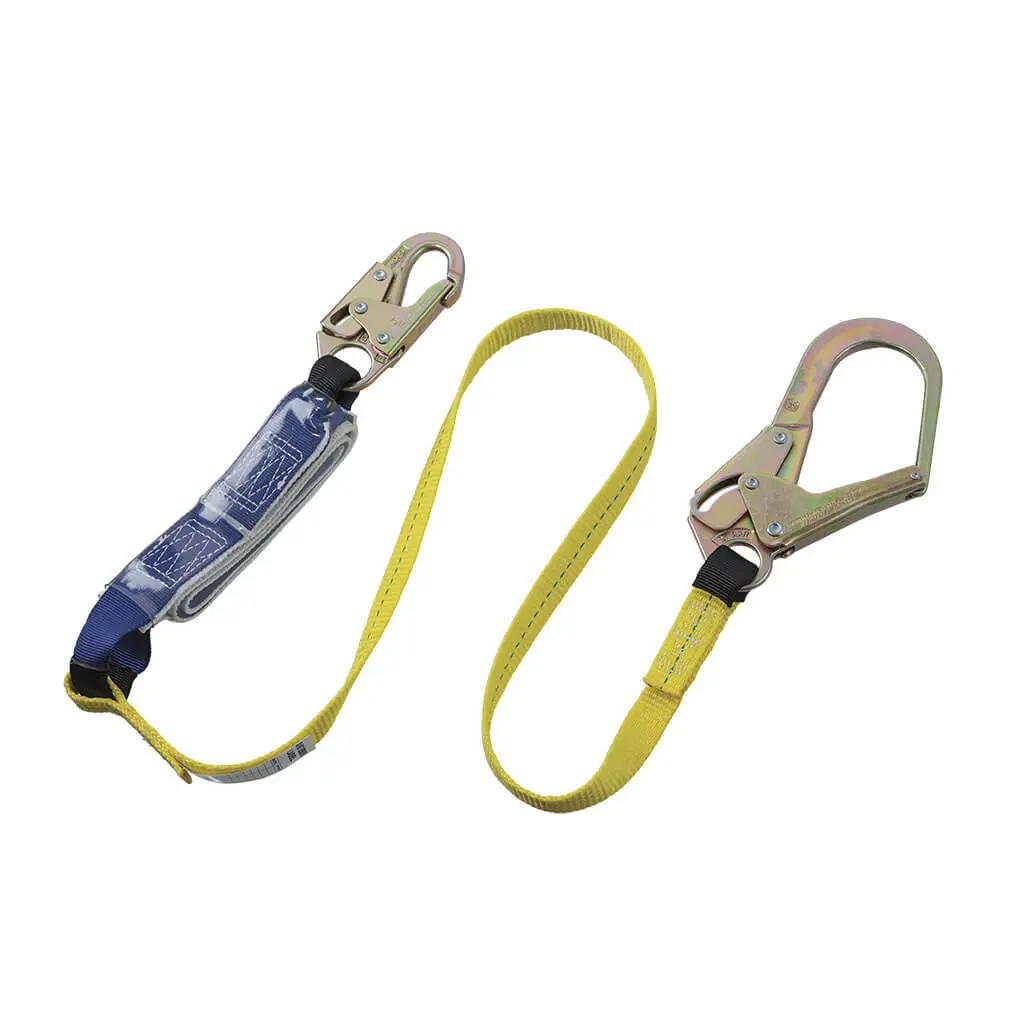 Peakworks Sa-6402-6 6' E6 Single Shock Absorbing Lanyard With Form And Snap Hook 1