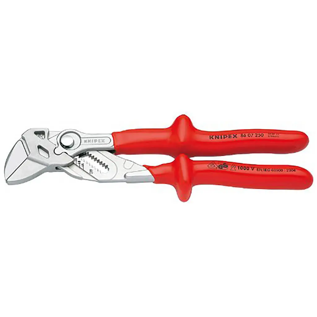 Knipex 86 07 250 Sba 10 In. Insulated Pliers Wrench 1