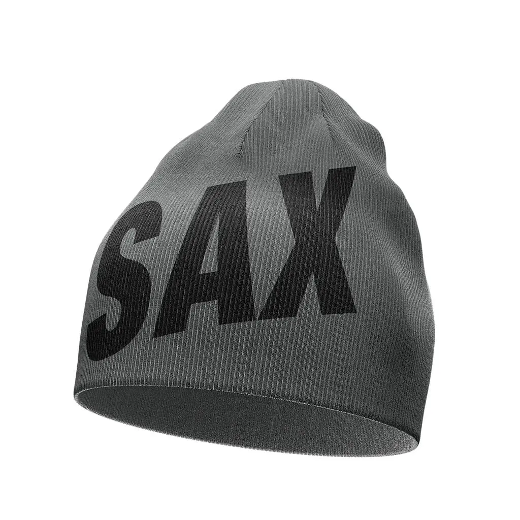 Sax Grey Acrylic Knit Toque 1