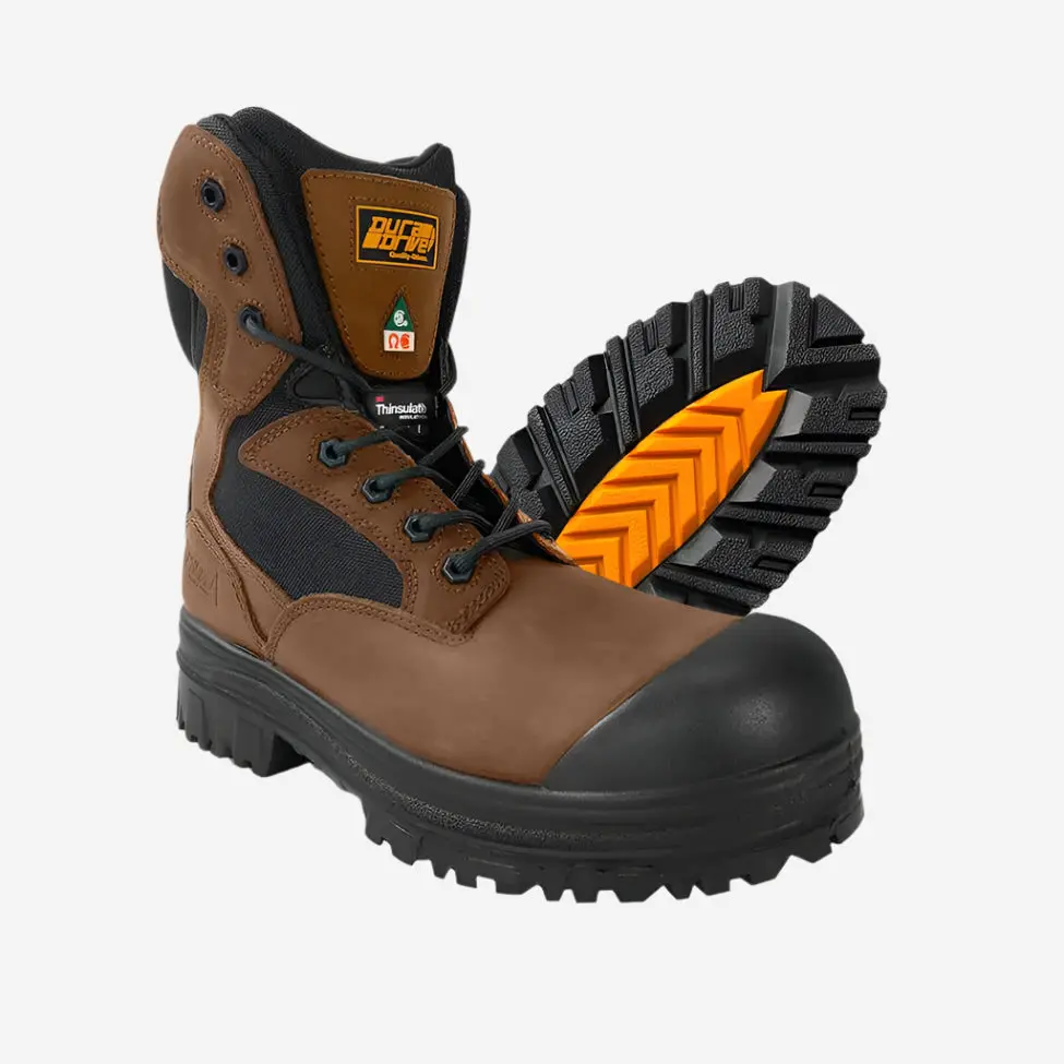 Duradrive Men's Csa Easy Rider 8 In. Composite Toe Metal Free Zipper Opening Insulated Work Boots 1