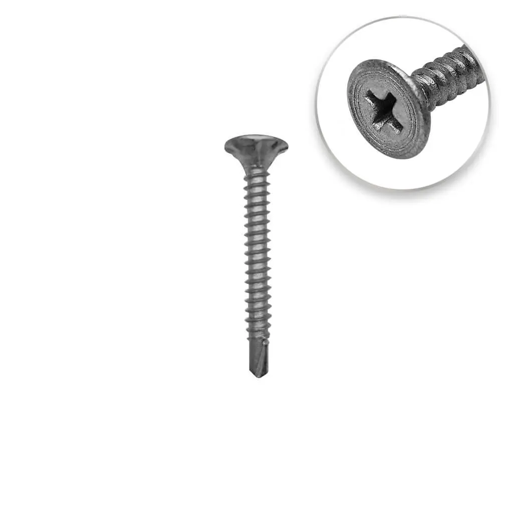 Duradrive #8 X 1-1/4 In. Fine Thread Tek Point Cement Board Screws (150-Pack) 1