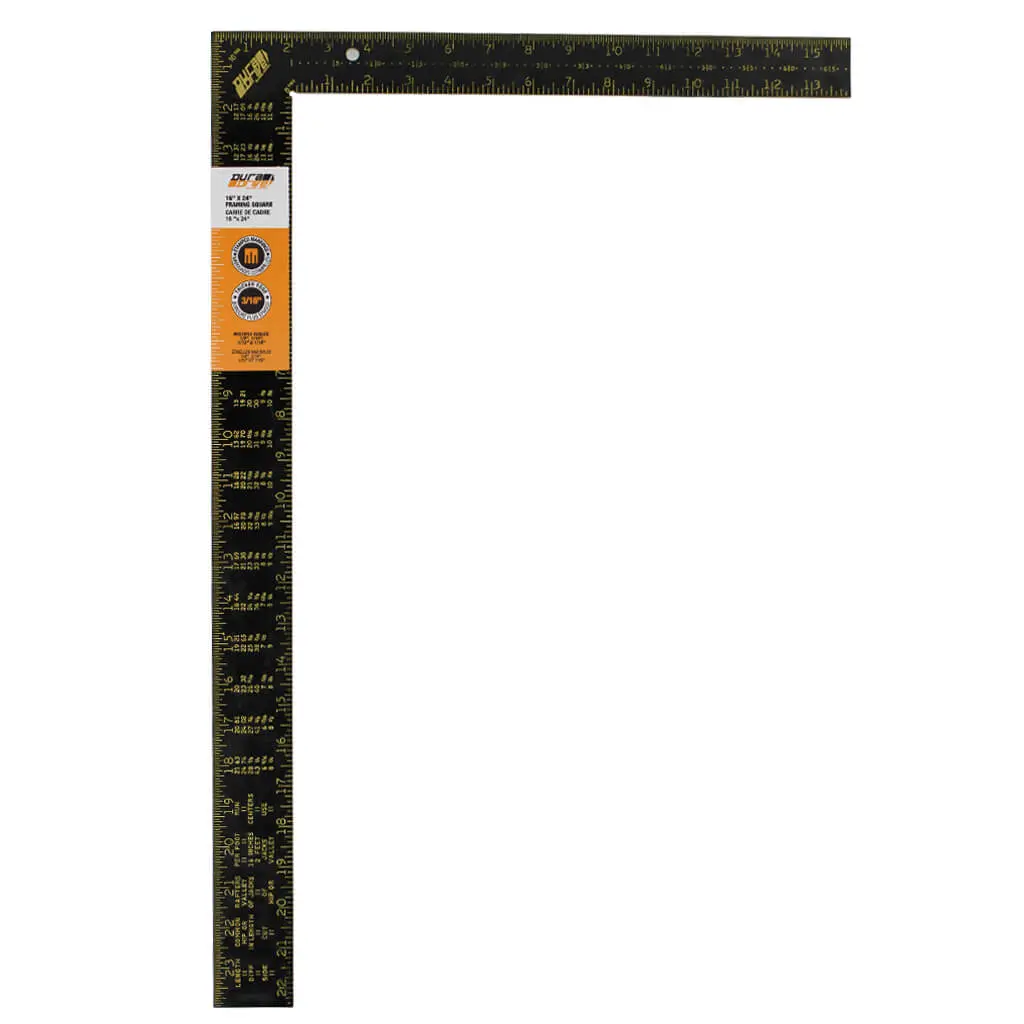 Duradrive 16 In. X 24 In. Aluminum Framing Square 1
