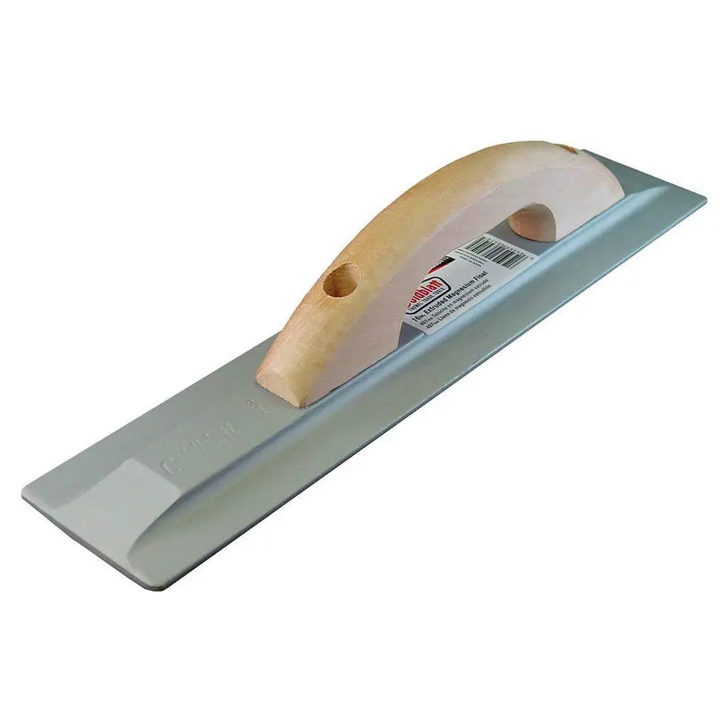 Goldblatt G06410 16 In. X 3-1/4 In. Wooden Handle Extruded Magnesium Float 1