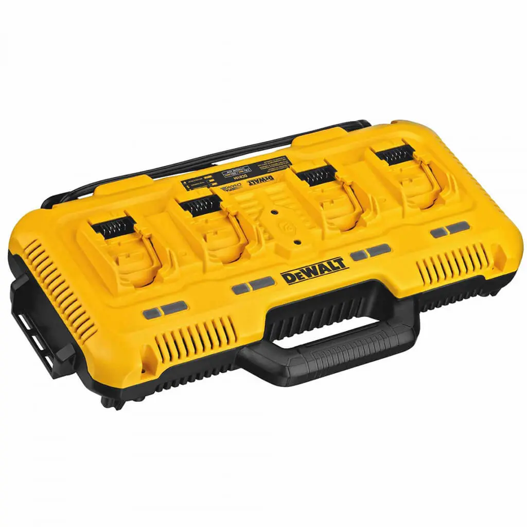 Dewalt Dcb104 20-Volt Max Lithium-Ion Battery 4-Port Fast Charger 1