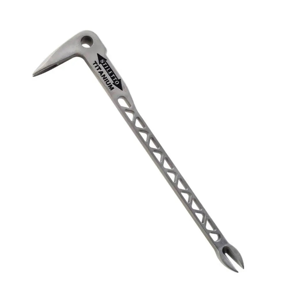 Stiletto Ticlw12 8 Oz. 12 In. Titanium Claw Bar 1