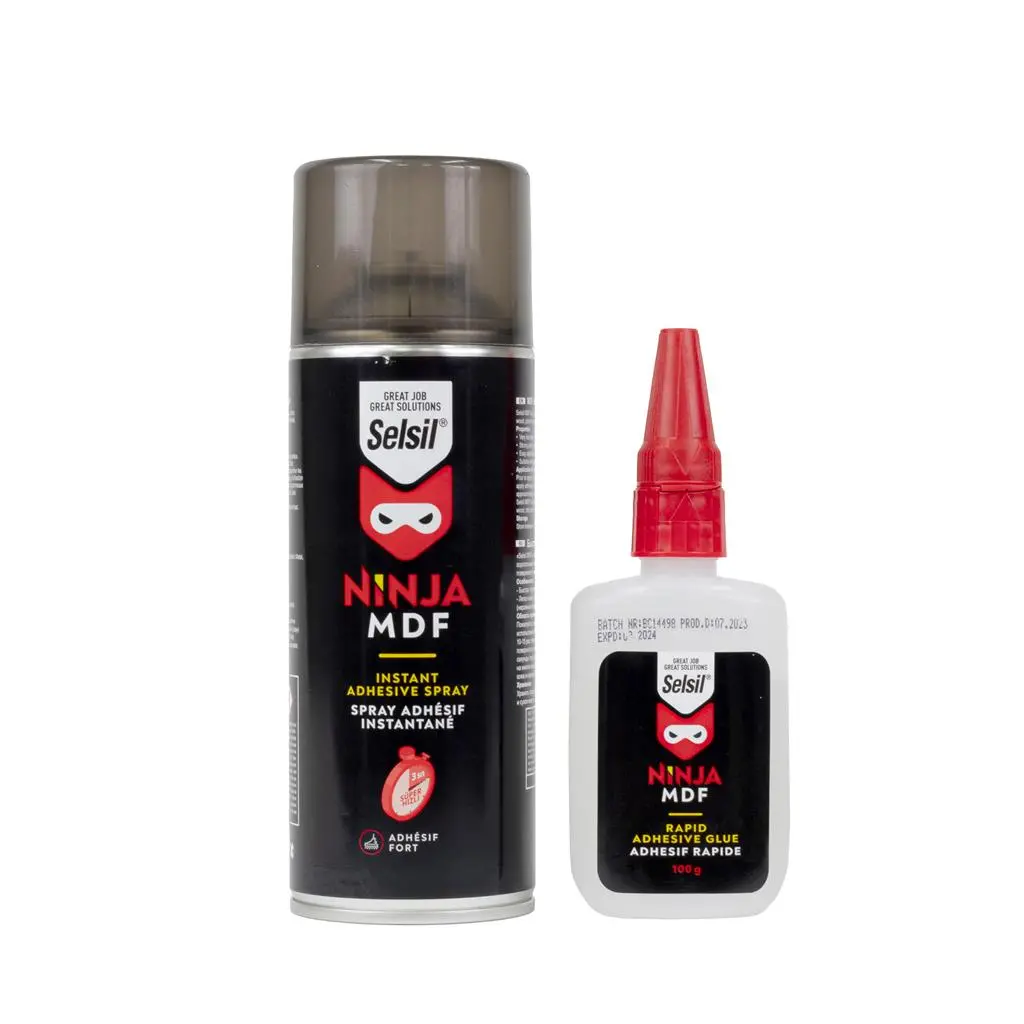 Selsil Ninja Large Mdf Rapid Adhesive Super Glue 1