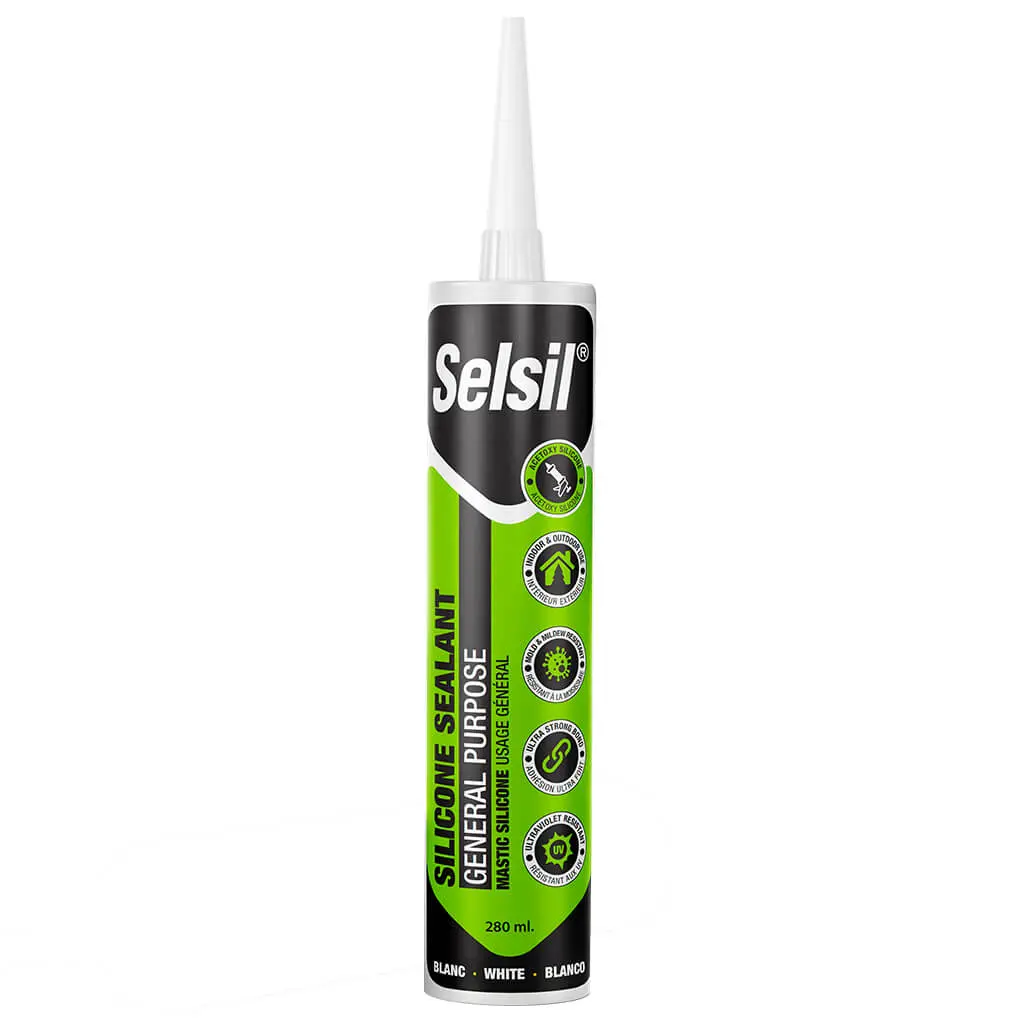 Selsil 280Ml General Purpose 100% Silicone, White 1