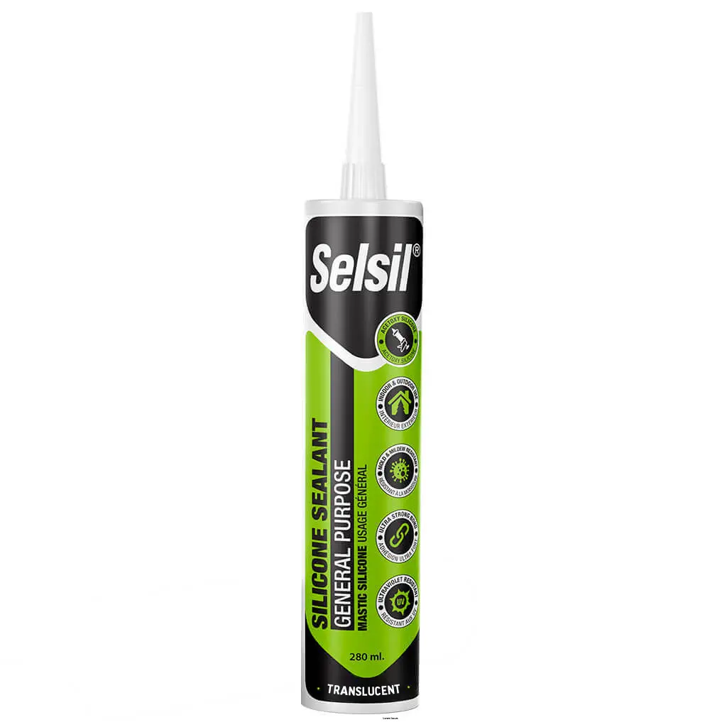 Selsil 280Ml General Purpose 100% Silicone, Translucent 1