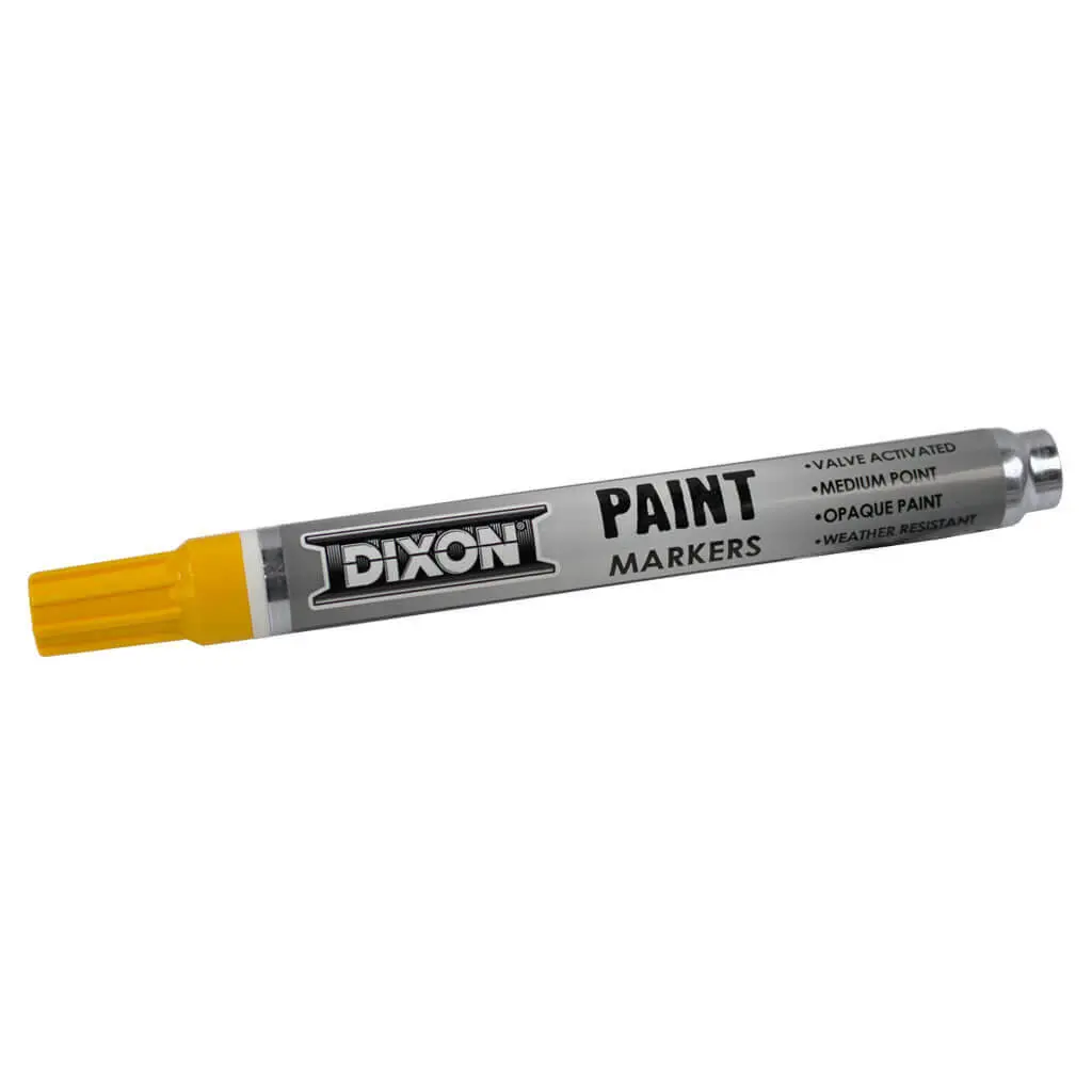 Dixon 80223 Yellow Permanent Mark-All Paint Marker 1