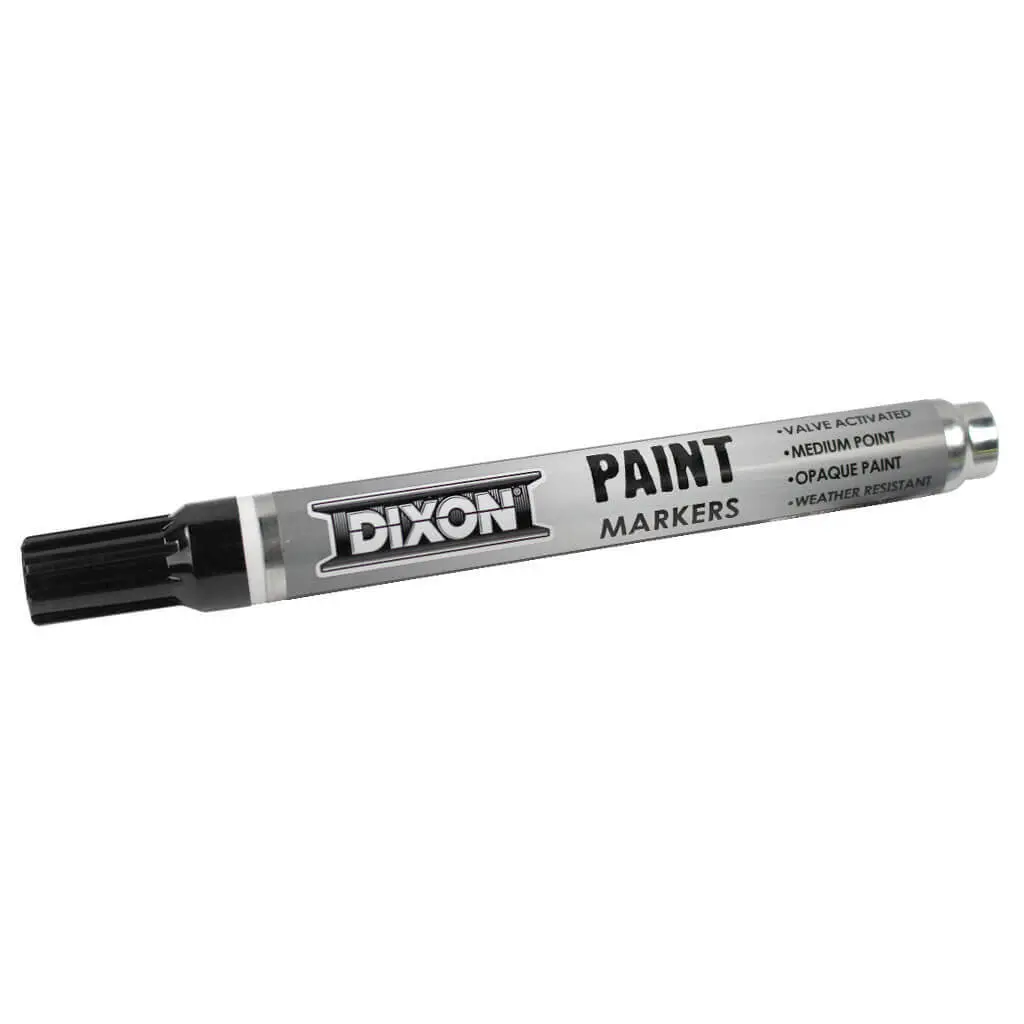Dixon 80227 Black Permanent Mark-All Paint Marker 1