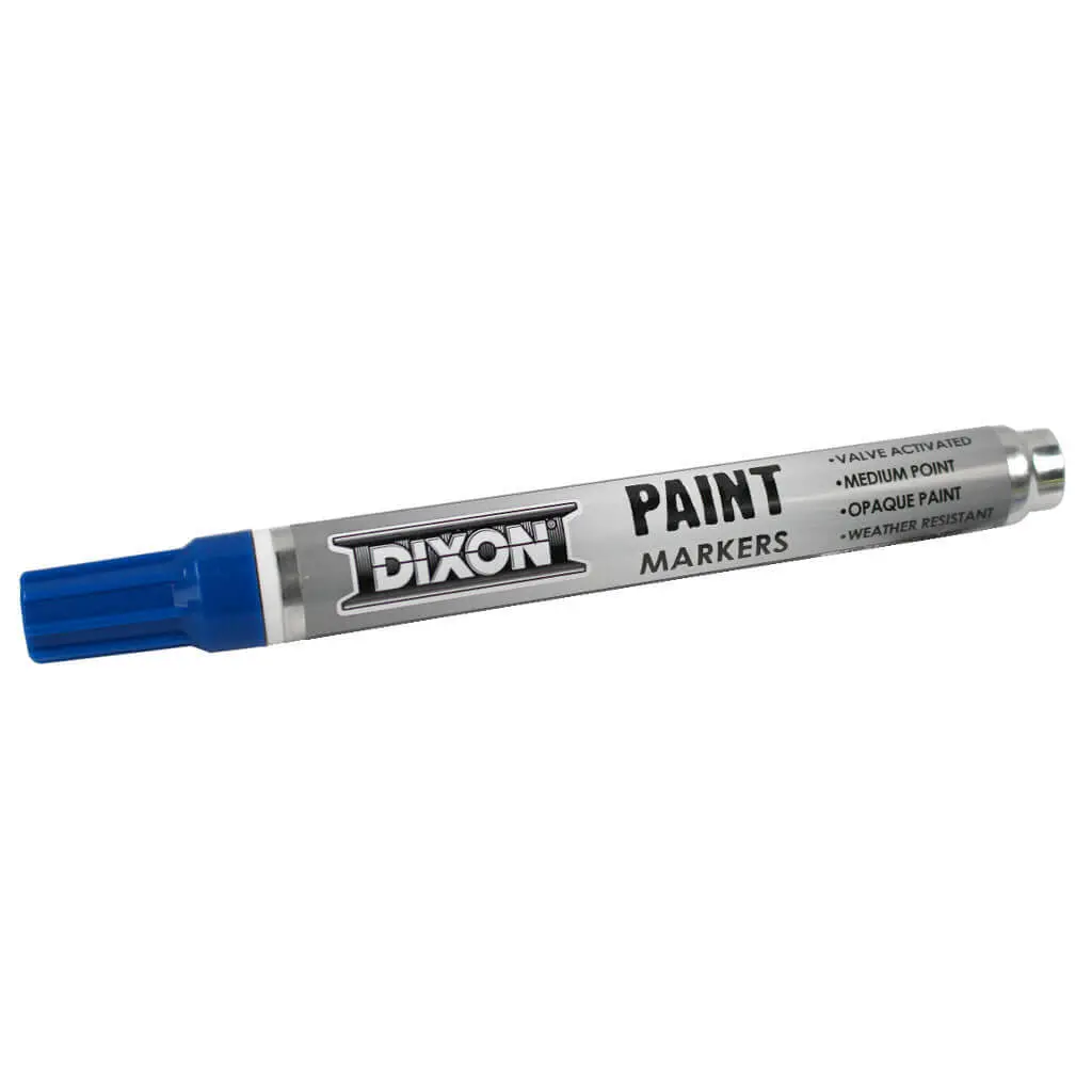 Dixon 80228 Blue Permanent Mark-All Paint Marker 1