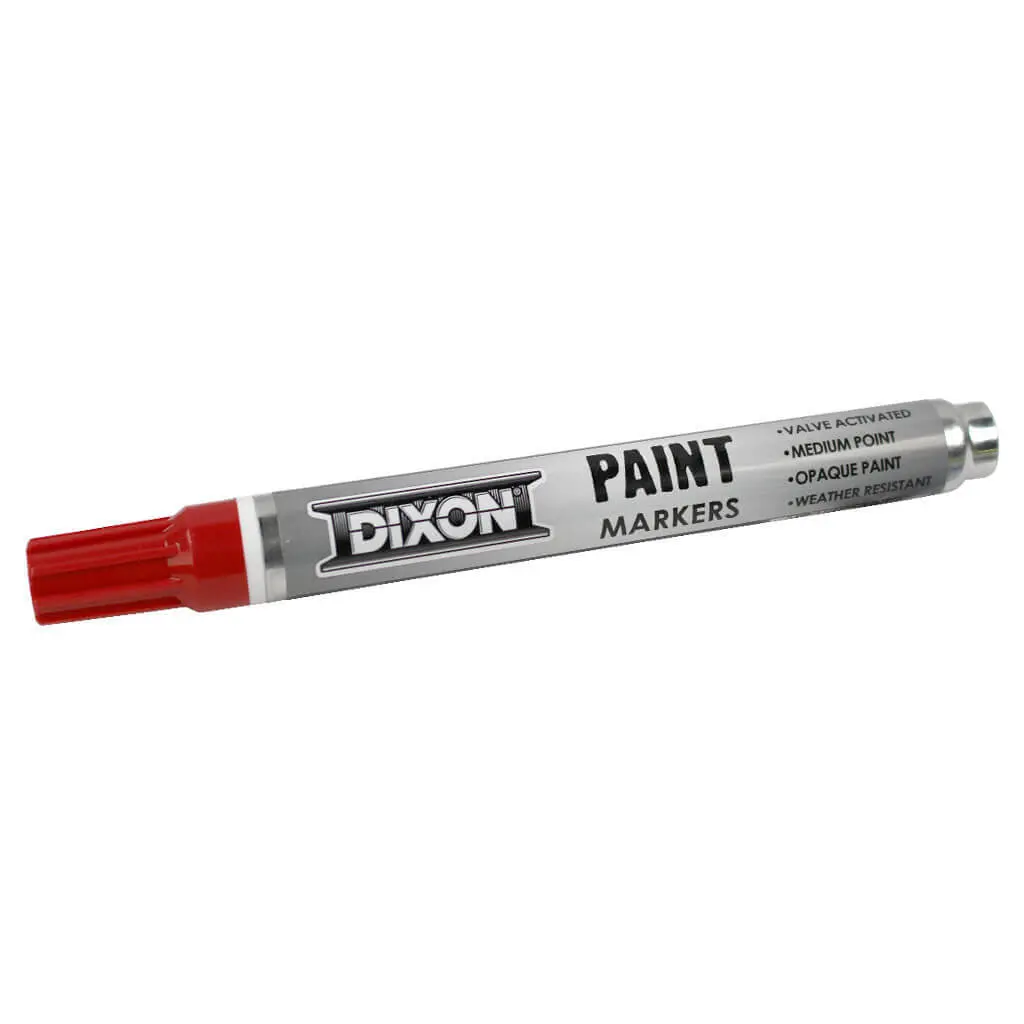 Dixon 80221 Red Permanent Mark-All Paint Marker 1