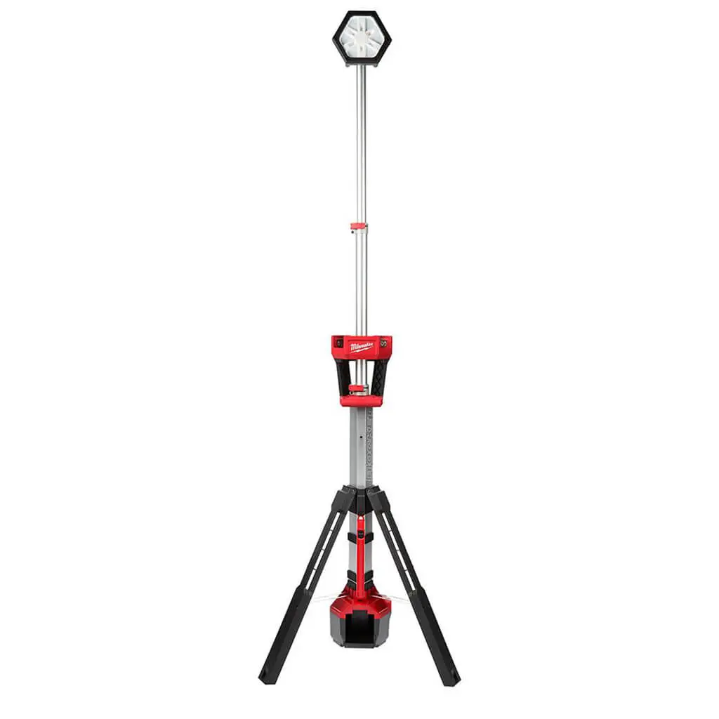 Milwaukee 2131-20 M18 18-Volt Lithium-Ion 7.5 In. Cordless Or Corded Rocket Dual Power Tower Light (Tool Only) 1
