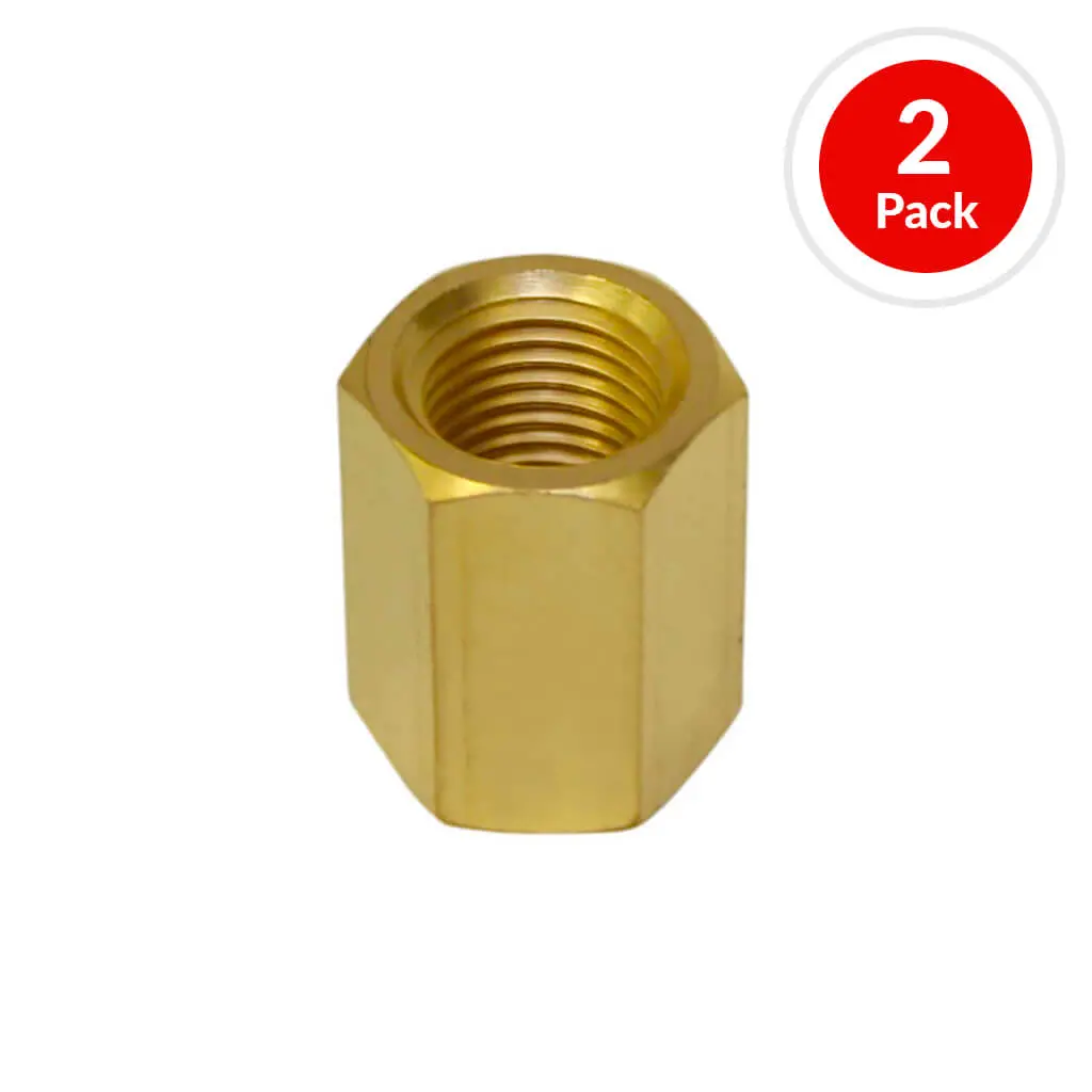 Duradrive P532 3/8 In. Female X 1/4 In. Female Brass Coupler Air Hose Fitting (2-Pack) 1