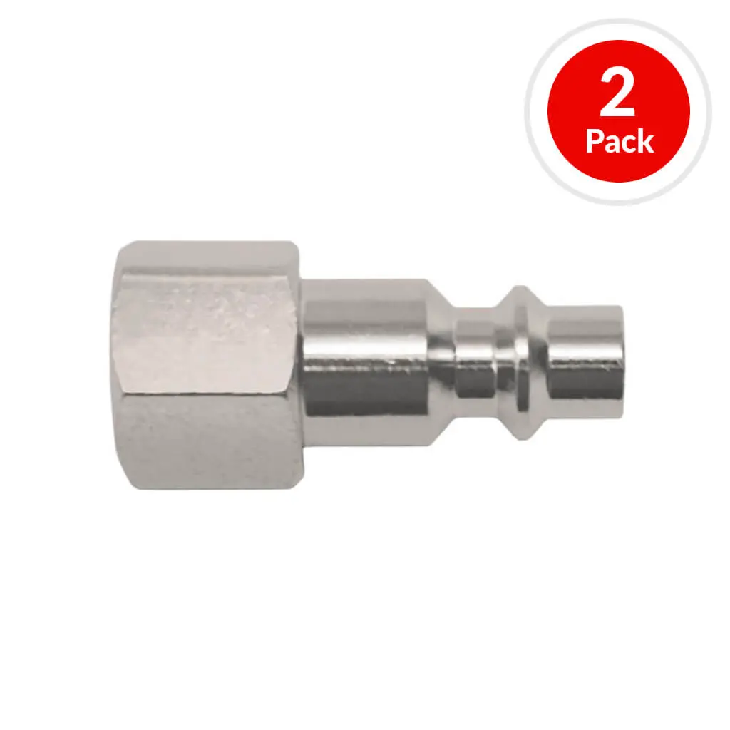 Duradrive Mp20f-2 1/4 In. Female Plug Coupler Air Hose Fitting (2-Pack) 1